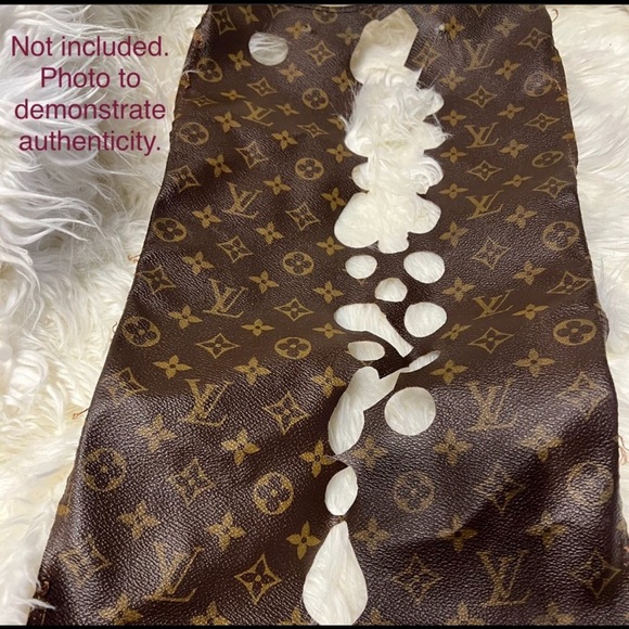 Louis Vuitton Hair Clips -Upcycled Luxury from Authentic Vintage Handbag Canvas - Picture 9 of 11